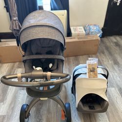 Nuna And Stokke Car Seat And Stroller