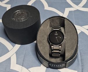 Citizen Eco-Drive Axiom 40mm Stainless Steel Black Dial Watch - AU1060-51E