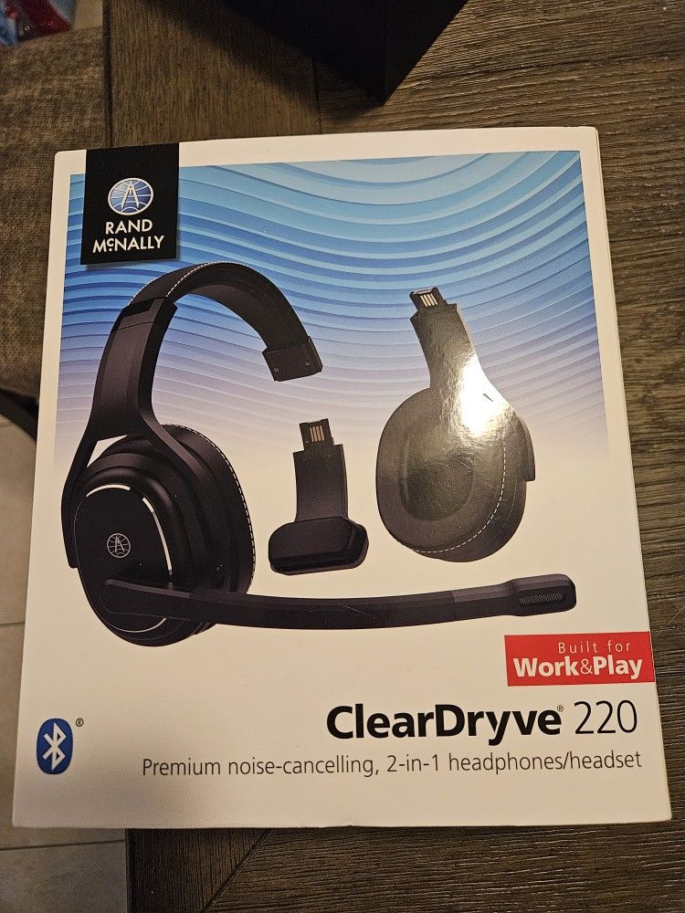 Rand McNally ClearDryve 220 Premium in Wireless Headset for