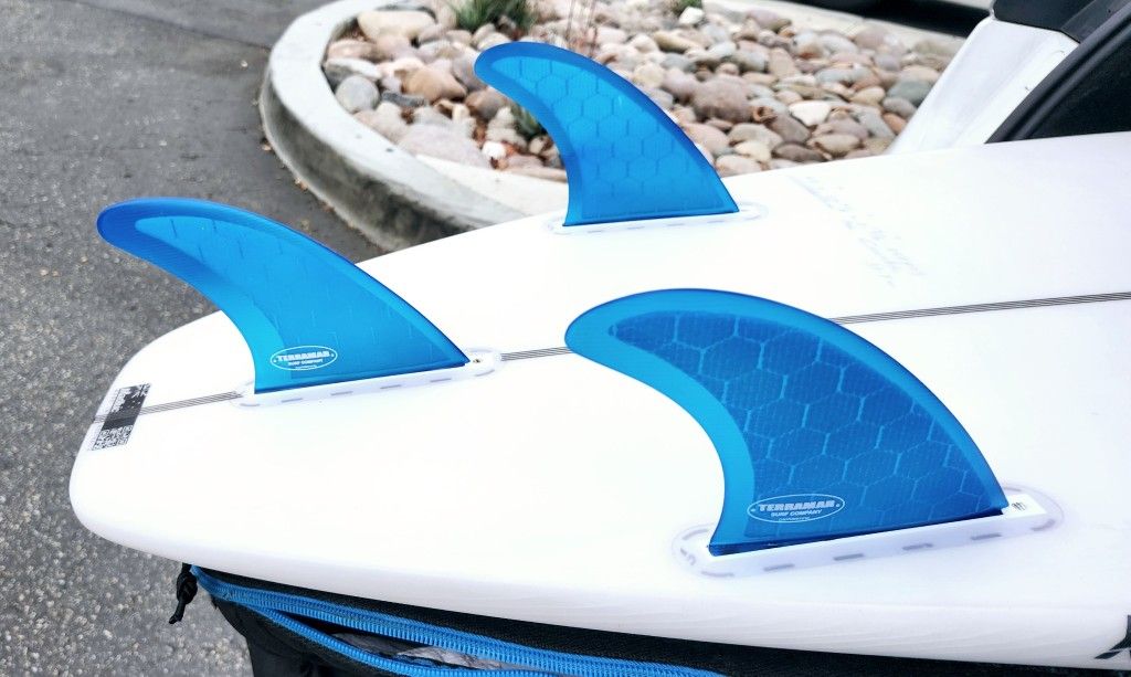 TERRAMAR SURFCO AM1 HEXCORE SURFBOARD FINS BRAND NEW $65