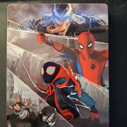 Spider-Man SteelBook 4 Movies Blu-ray Set 
