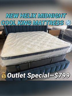 NEW HELIX MIDNIGHT COOL KING MATTRESS ❄️