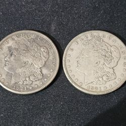 1921 S Morgan 90% Silver One Dollar Coin