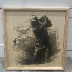 Golfer Art 