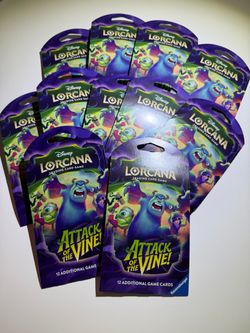 Disney Lorcana: Attack of the Vine! Sleeved Booster Pack