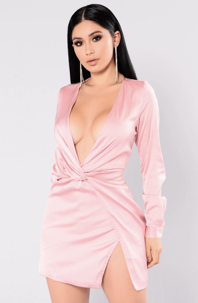 Sugar Free Dress-Blush