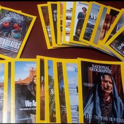 3 Subscription Sets Of National Geographic Magazines