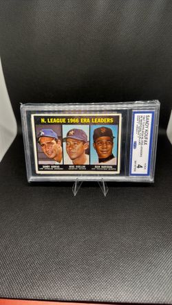 Topps 1967 ERA Leaders #234 Koufax Marichal Cuellar CGC Graded Card MLB