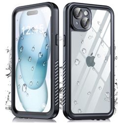 Brand New iPhone 15 Plus Case Waterproof, [Built-in Screen & Lens Protector]