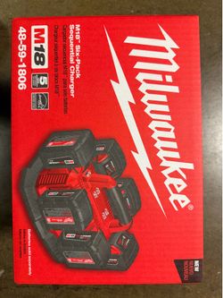 Milwaukee M18 Six-Pack Sequential Charger 48-59-1806