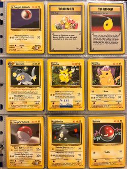 90 Vintage Pokémon Cards LP/NM (Bundle #37)
