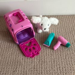 Play Dog Carrier, Puppy Stuffy, And Accessories 