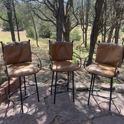 Three pcs Bar Stools