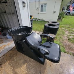 Salon Chair with Sink