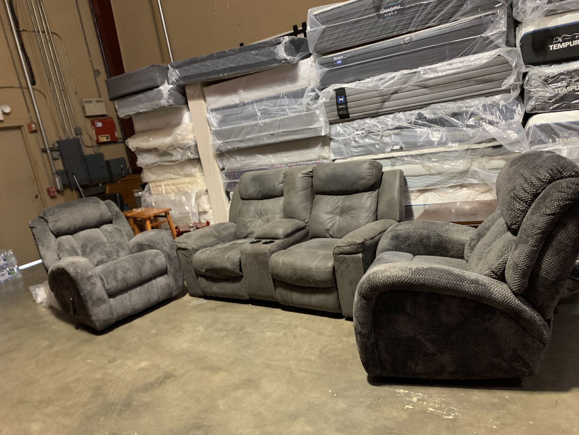 Fabric Sofa Set Reclining Manual