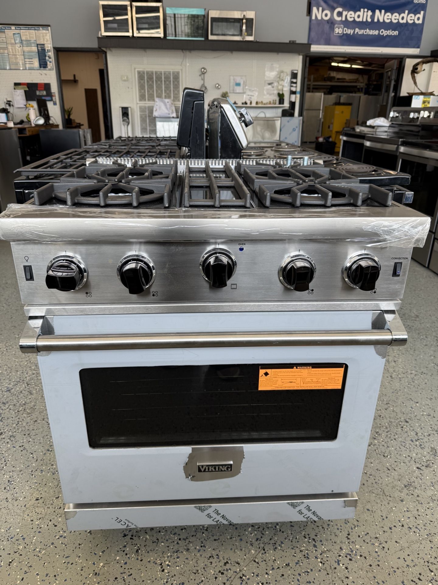 30" Viking gas stove