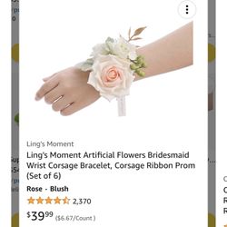 Bridesmade Wrist Corsages-Ling’s Moments