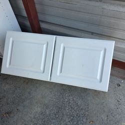 White cabinets