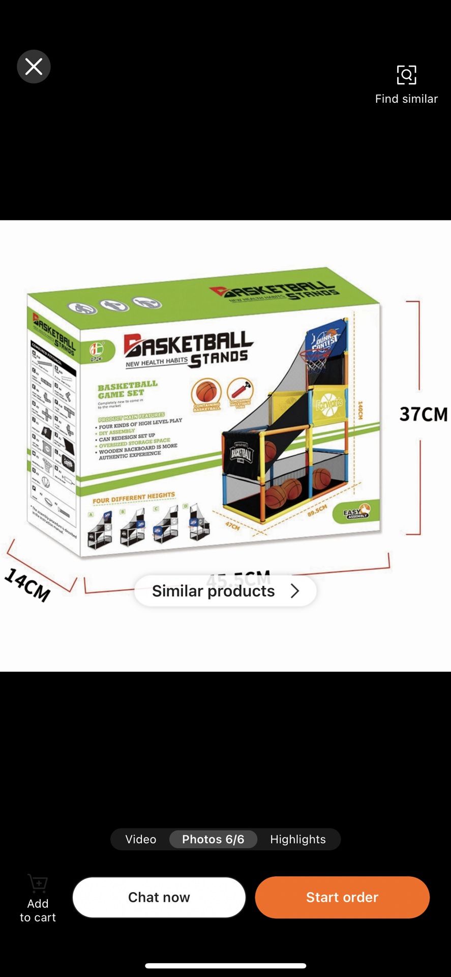 Basketball Stands Game Set