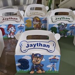 Paw Patrol Favor Boxes