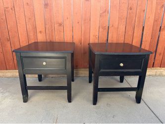 Wooden tables
