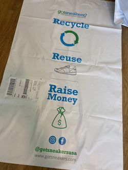 Recycle athletic shoes fundraiser