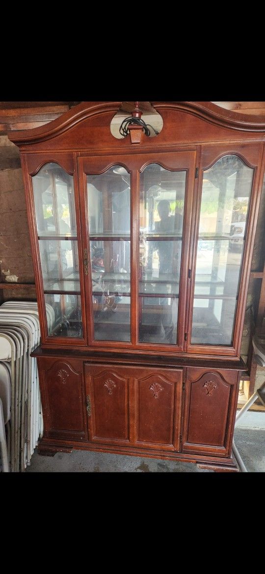 Wooden China Cabinet