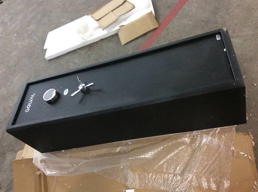 GOLVAL RE4236 LARGE SECURITY SAFE WITH ELECTRONIC LOCK, GUN SAFE, CABINET 8 GUNS