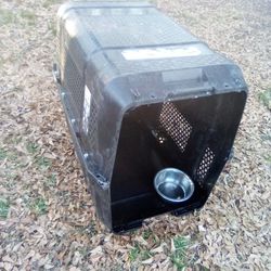 Black 48 Dog Kennel No Gate
