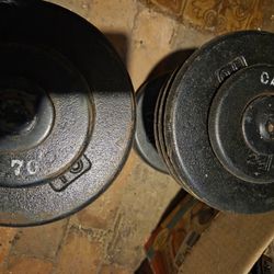 USA PRO FIXED COMMERCIAL GRADE DUMBBELLS 