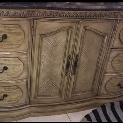 Beautiful Credenza  With Marble Top