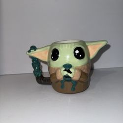 Star Wars The Mandalorian The Child Baby Yoda Sculpted Ceramic Mug 
