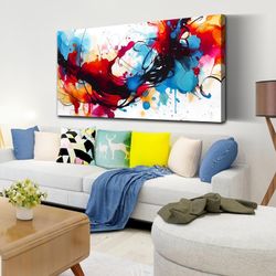 Abstract Colorful Canvas Art