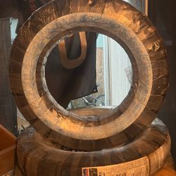 560R15  2” Inch White Wall Tires 