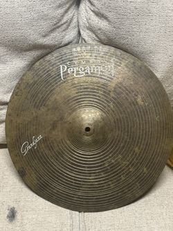 Pergamon 18” Grand Jazz Ride Cymbal Hand-hammered In Turkey Once Of A Kind!
