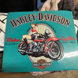 Harley Davidson Metal Signs