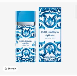 Light Blue Capri In Love