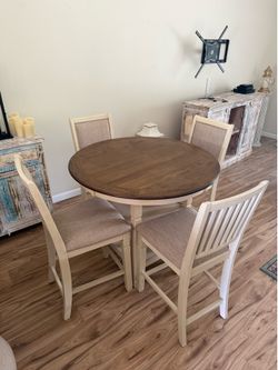 Table and 4 chairs