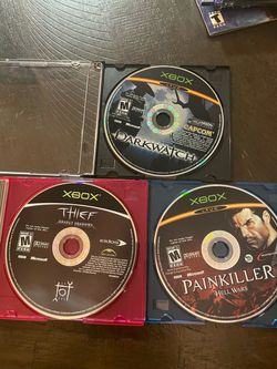 3 Original Xbox Games Disc only