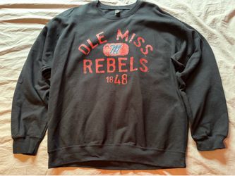 Ole Miss Mississippi University Rebels NCAA 1848 Sweater; Men’s L