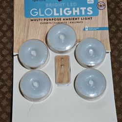 5 Pack Remote Controlled LED Lights