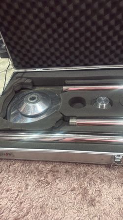 Travel pole with case