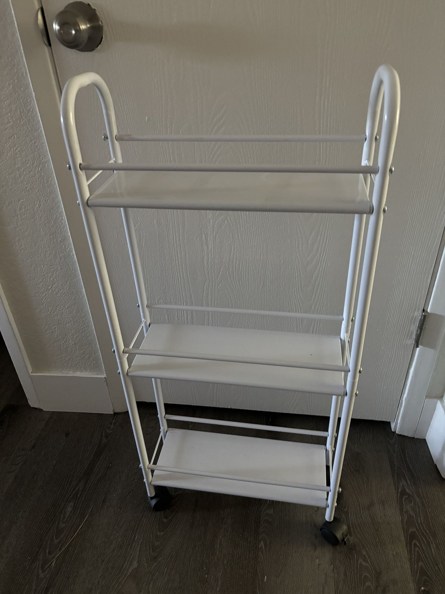Narrow Metal storage Cart