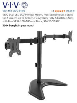 VIVO Dual Monitor Desk Stand (Brand New)