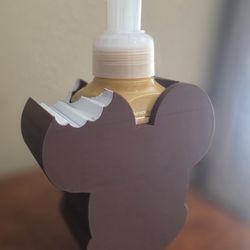 3D-printed Mickey Ice Cream Bar soap holder