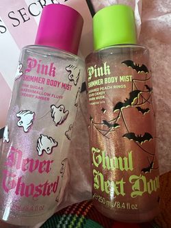 Vs pink shimmery mist body spray 🕷️Halloween edition 👻