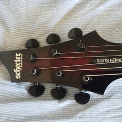 Beautiful Schecter Omen 6 elite Guitar 