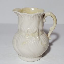 Belleek Ribbon Creamer Ireland Vintage