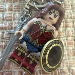 Superhero Minifigure Keychain