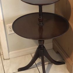 Antique Double Tray Table Each